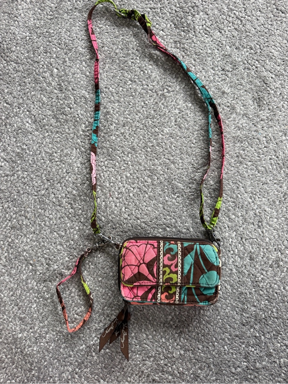 Vera Bradley “Lola” All-In-One Crossbody Bag and Wristlet